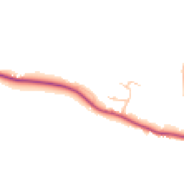 Daytime road noise heatmap for TF8 7FA