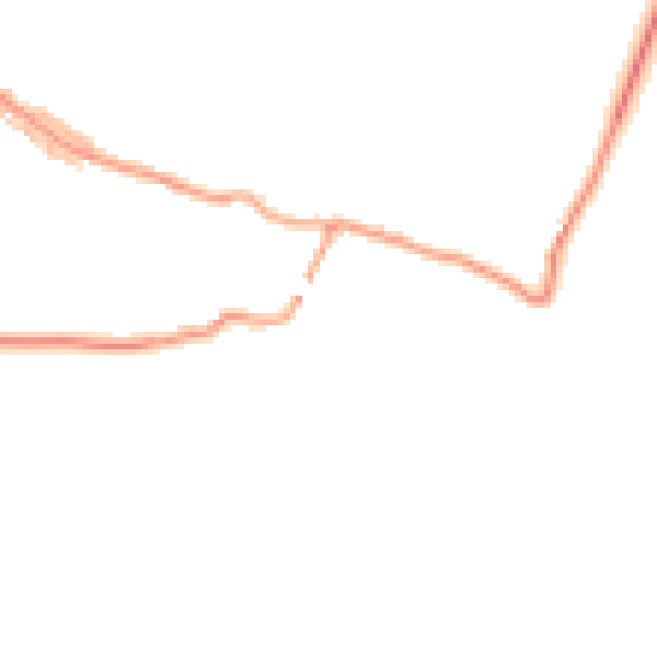 Daytime road noise heatmap for TF8 7JF
