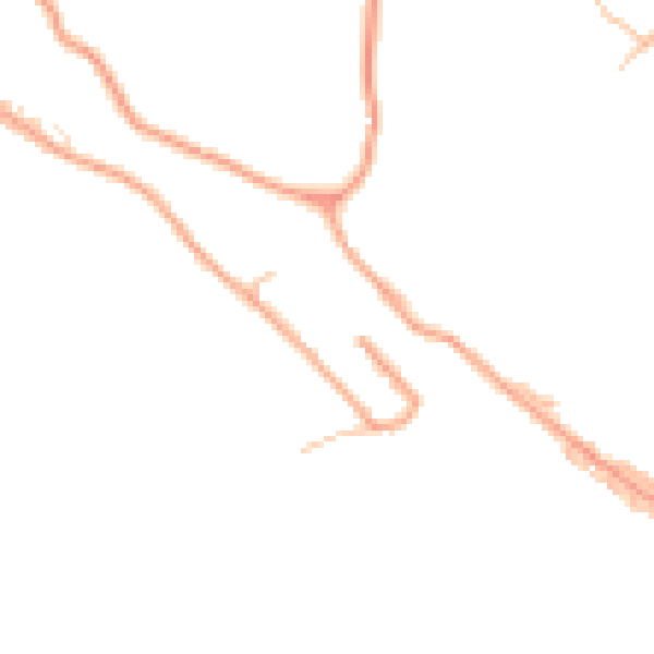 Daytime road noise heatmap for TF8 7LL