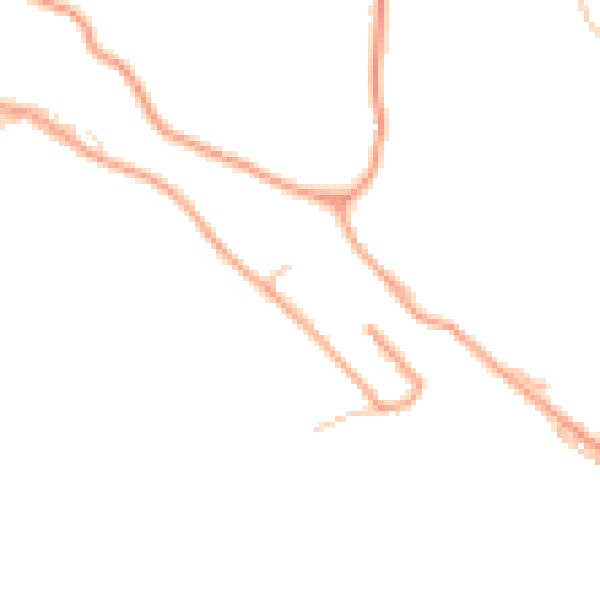 Daytime road noise heatmap for TF8 7LR