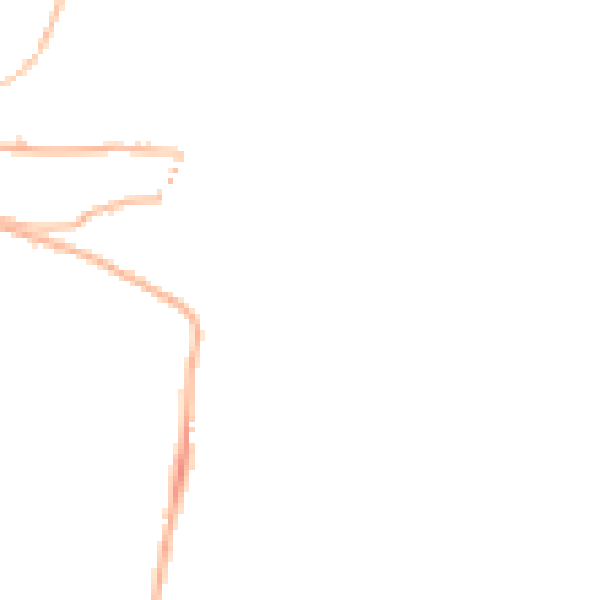 Night-time road noise heatmap for TF8 7LU