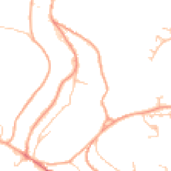 Daytime road noise heatmap for TF8 7NR