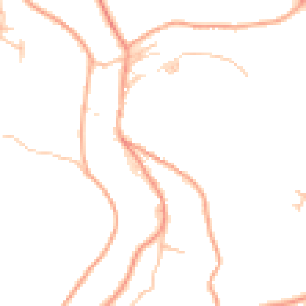 Daytime road noise heatmap for TF8 7NS