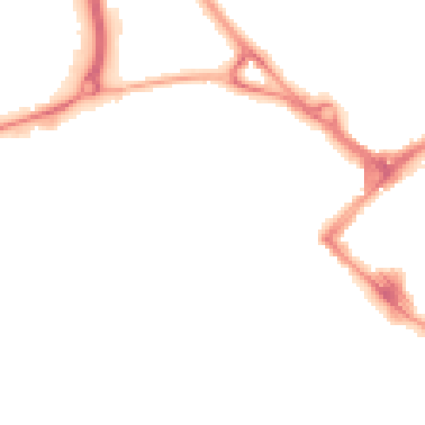 Night-time road noise heatmap for TN23 1AR
