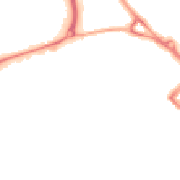 Night-time road noise heatmap for TN23 1EF