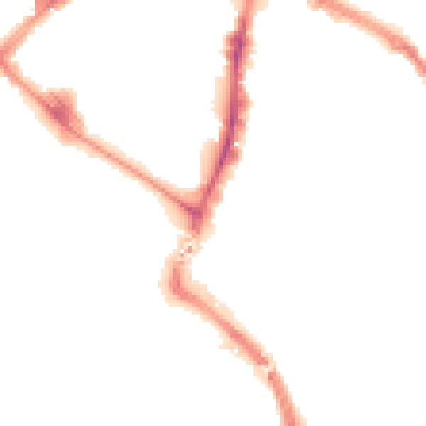 Night-time road noise heatmap for TN23 1EY