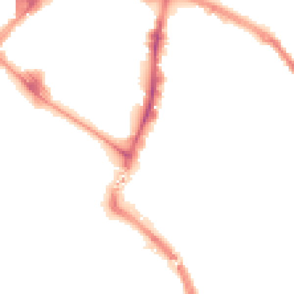Night-time road noise heatmap for TN23 1FB