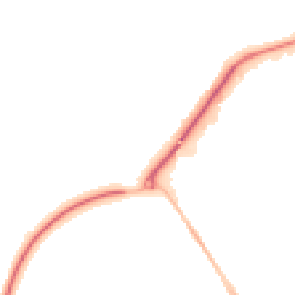 Night-time road noise heatmap for TN23 3AD