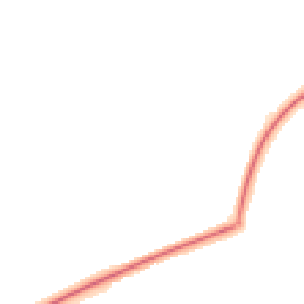 Night-time road noise heatmap for TN23 3AH