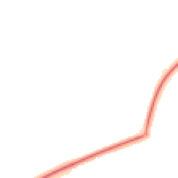 Night-time road noise heatmap for TN23 3AJ