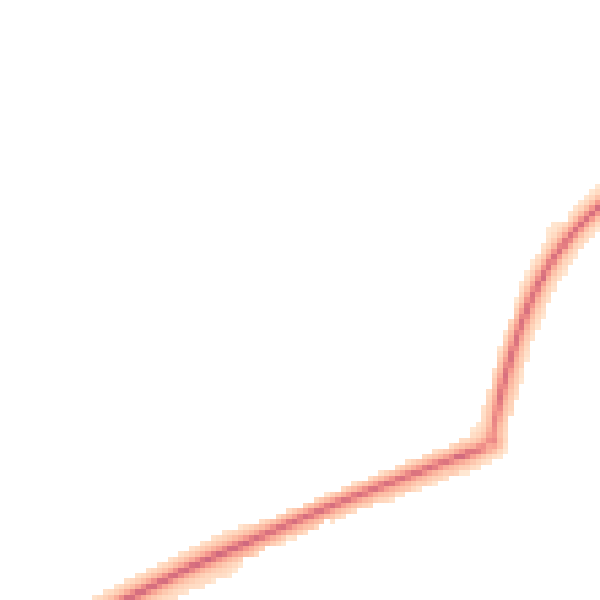 Night-time road noise heatmap for TN23 3AL