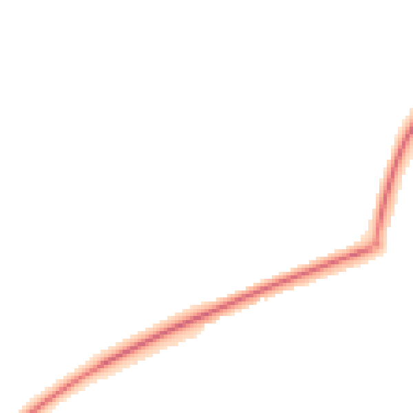Night-time road noise heatmap for TN23 3AS