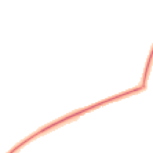 Night-time road noise heatmap for TN23 3AT