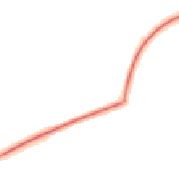 Night-time road noise heatmap for TN23 3BG