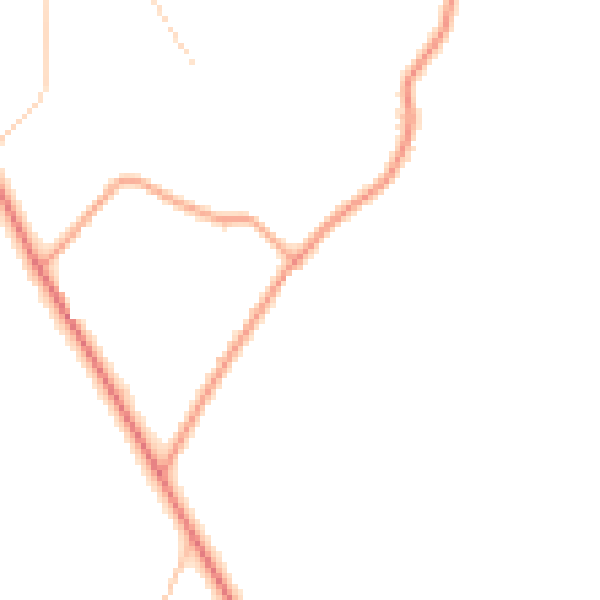 Daytime road noise heatmap for TN23 3DW