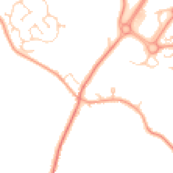 Daytime road noise heatmap for TN23 3EE