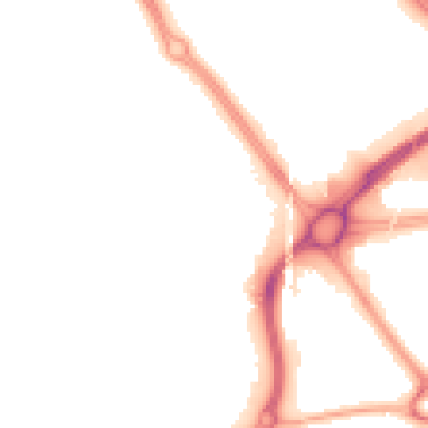 Night-time road noise heatmap for TN23 3FB