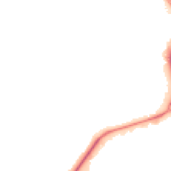 Night-time road noise heatmap for TN23 3FJ