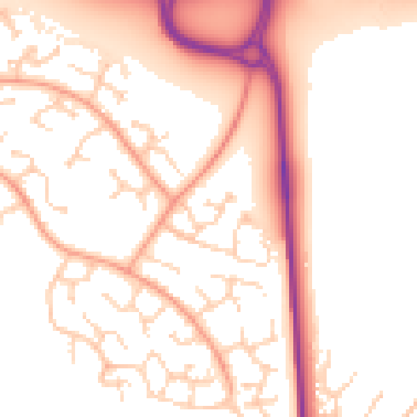 Daytime road noise heatmap for TN23 3PD