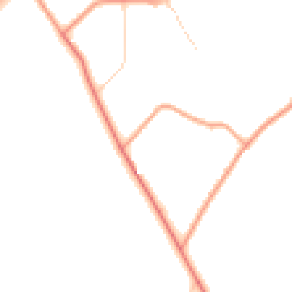 Daytime road noise heatmap for TN23 3UH