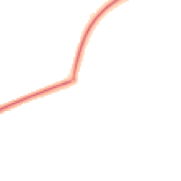 Night-time road noise heatmap for TN23 4GJ