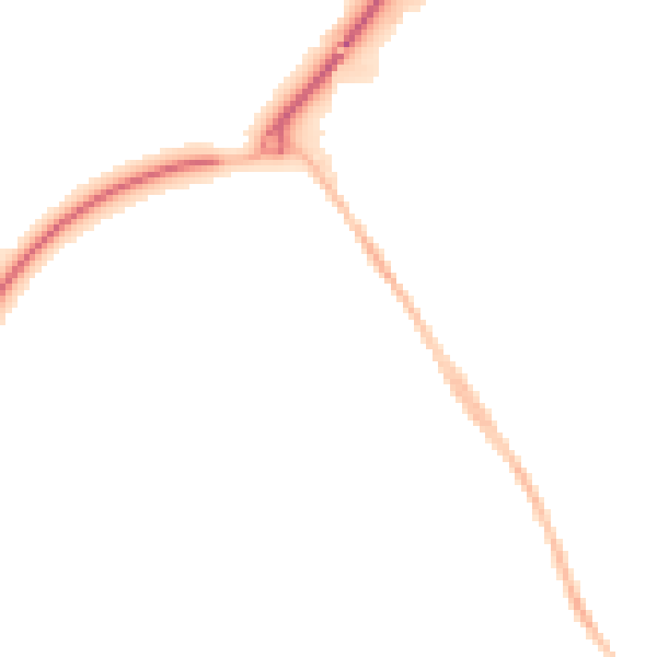 Night-time road noise heatmap for TN23 4XR