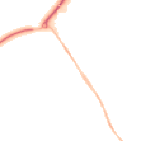 Night-time road noise heatmap for TN23 4XT