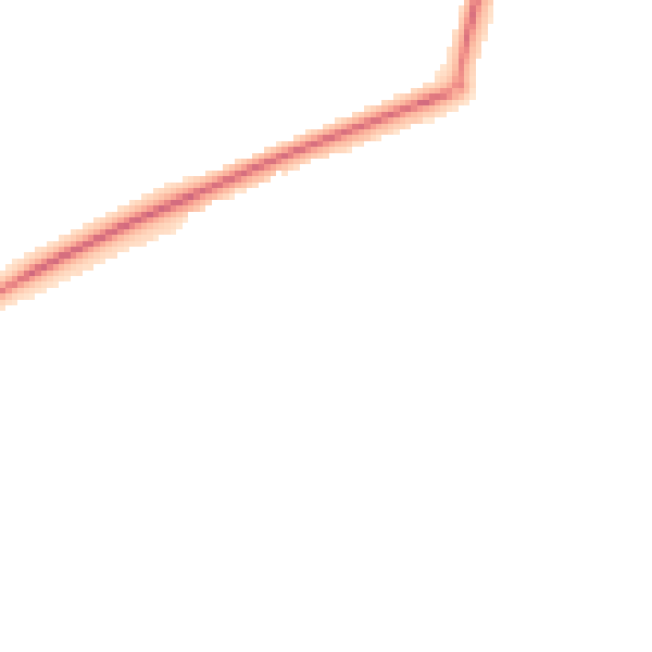 Night-time road noise heatmap for TN23 5HN
