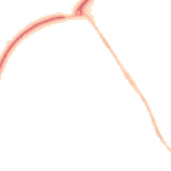 Night-time road noise heatmap for TN23 5UJ
