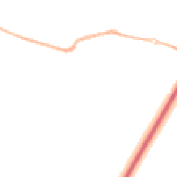 Night-time road noise heatmap for TN23 6AD