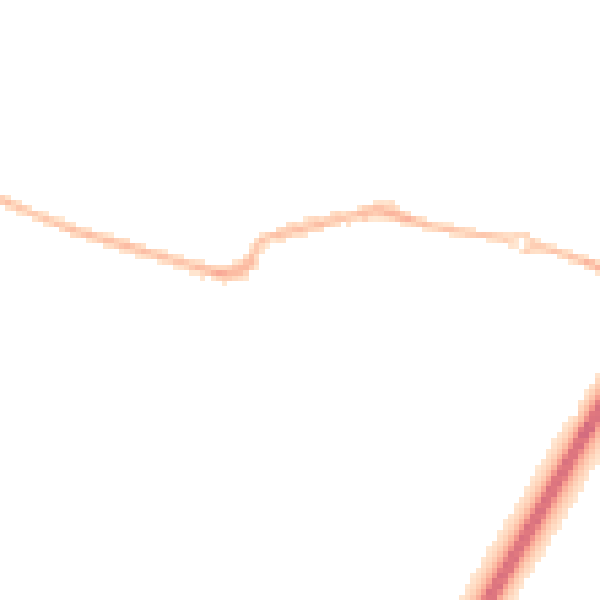 Night-time road noise heatmap for TN23 6JF