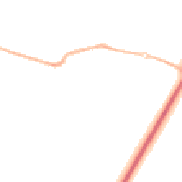 Night-time road noise heatmap for TN23 6JH