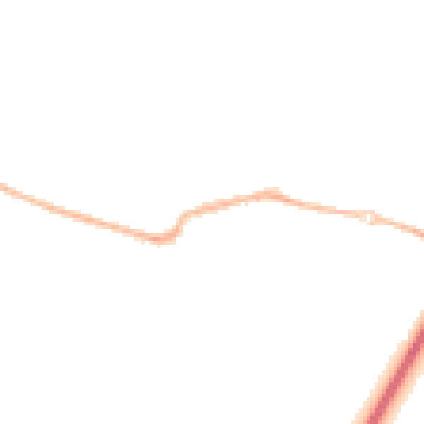 Night-time road noise heatmap for TN23 6SL