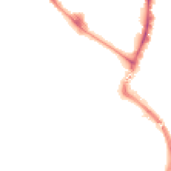 Night-time road noise heatmap for TN23 7HL