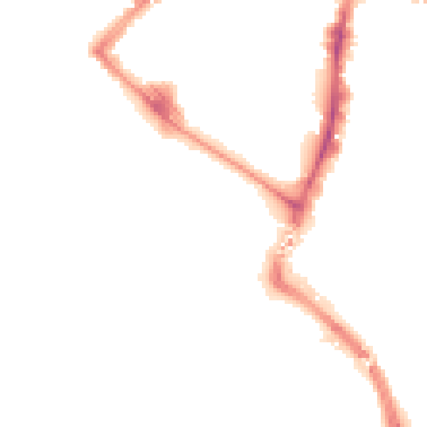 Night-time road noise heatmap for TN23 7HQ