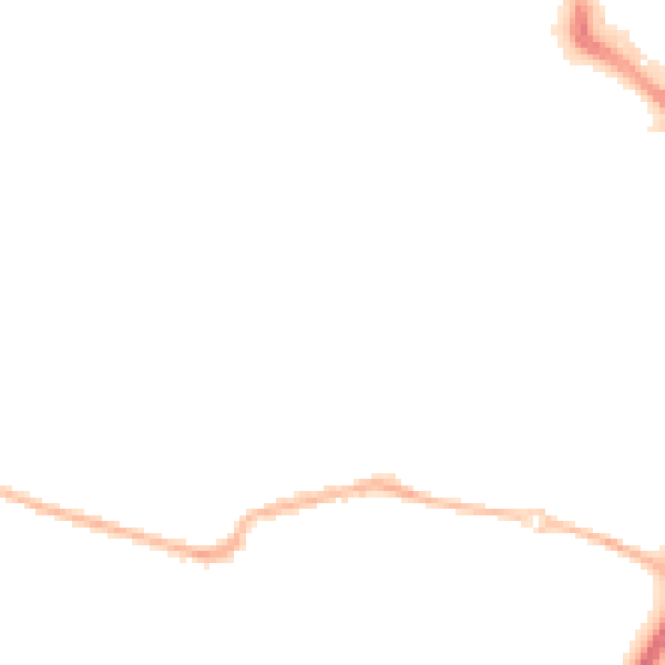 Night-time road noise heatmap for TN23 7US