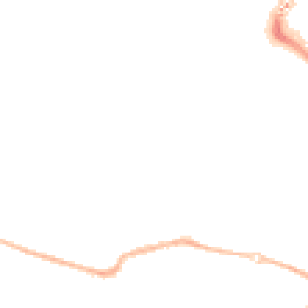 Night-time road noise heatmap for TN23 7UT