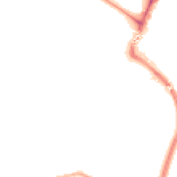 Night-time road noise heatmap for TN23 7XG