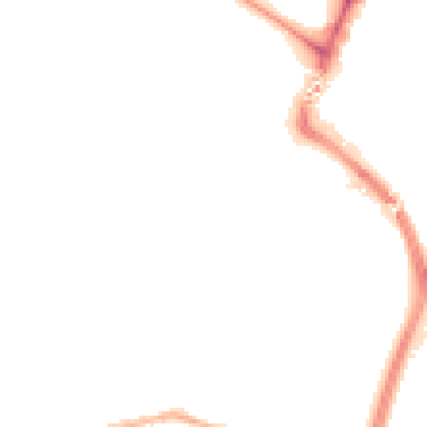 Night-time road noise heatmap for TN23 7XL