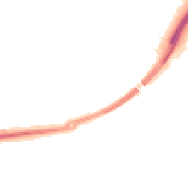 Night-time road noise heatmap for TN24 0AA