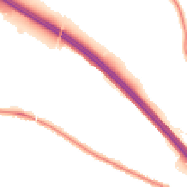 Night-time road noise heatmap for TN24 0AE