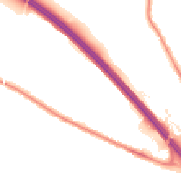 Night-time road noise heatmap for TN24 0AJ