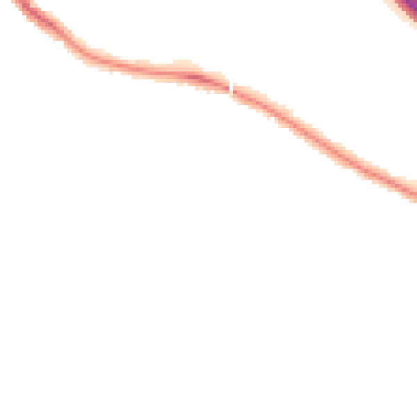 Night-time road noise heatmap for TN24 0EA