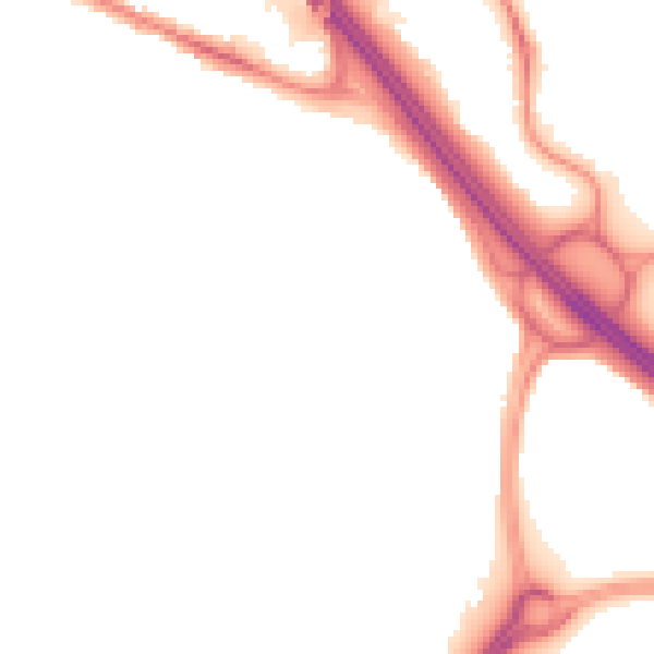 Night-time road noise heatmap for TN24 0JR