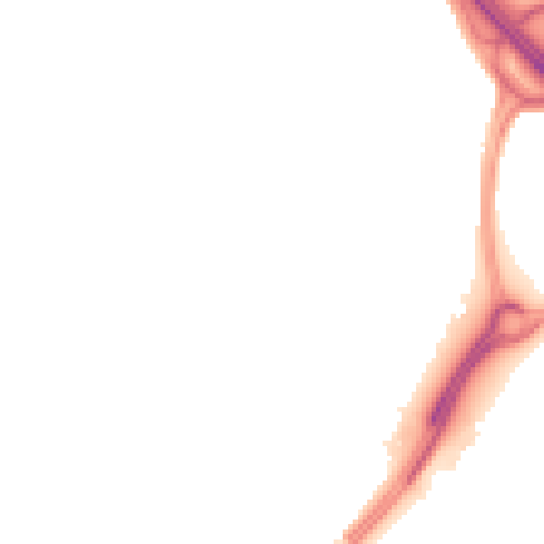 Night-time road noise heatmap for TN24 0LE