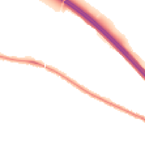 Night-time road noise heatmap for TN24 0LX