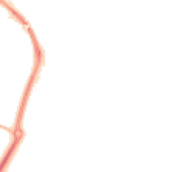 Night-time road noise heatmap for TN24 0PE