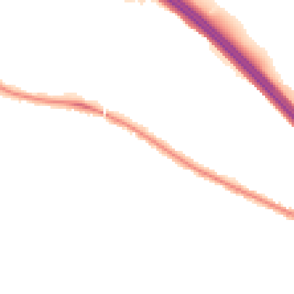 Night-time road noise heatmap for TN24 0QR