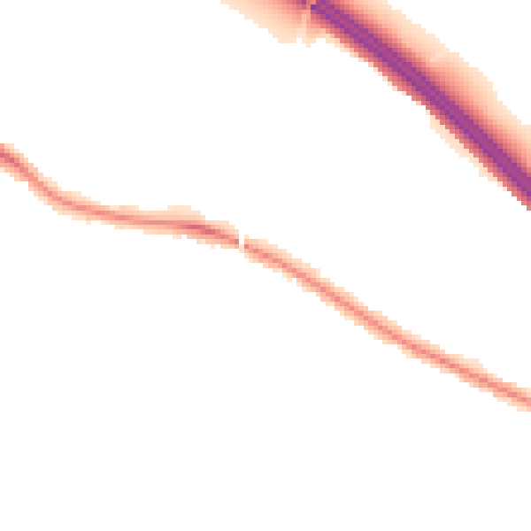 Night-time road noise heatmap for TN24 0QS