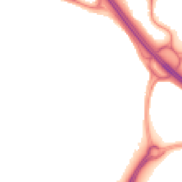 Night-time road noise heatmap for TN24 0UB